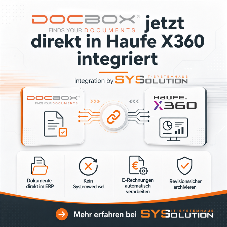 DOCBOX Integration in Haufe X360 von SYSolution