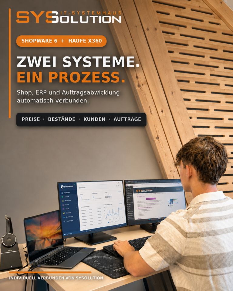 Shopware Haufe X360 Schnittstelle für automatisierte ERP-Prozesse