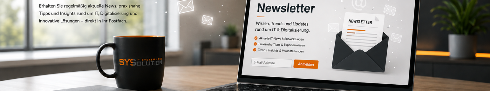 SYSolution Newsletter anmelden
